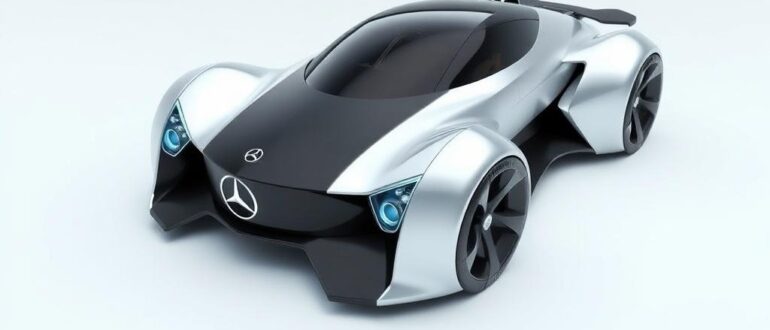 Рыба кузовок и концепт кар Mercedes